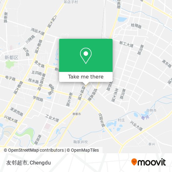 友邻超市 map