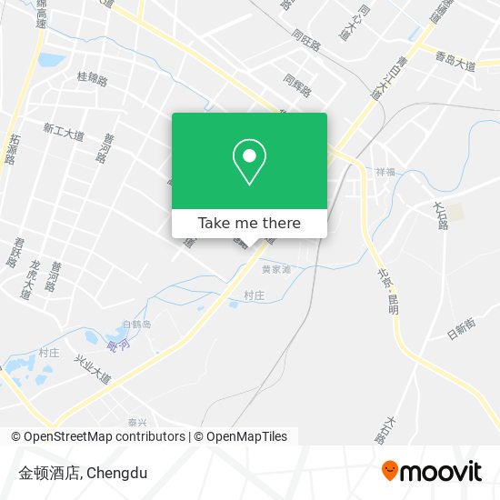 金顿酒店 map