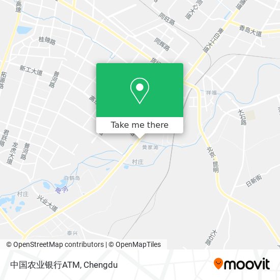 中国农业银行ATM map