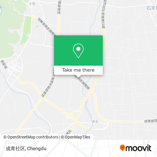 成青社区 map