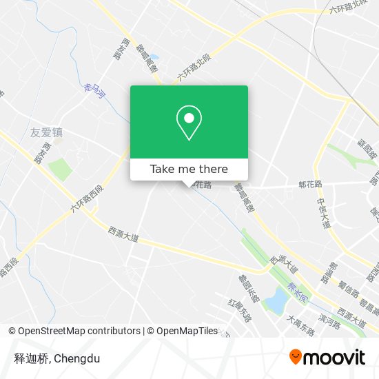 释迦桥 map