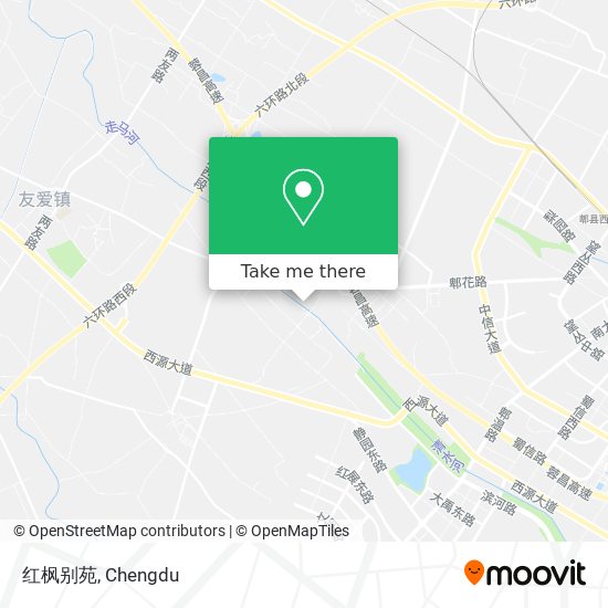 红枫别苑 map