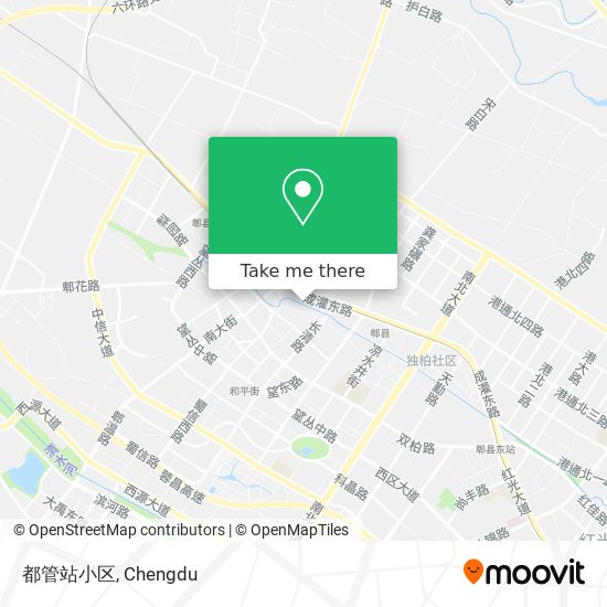 都管站小区 map