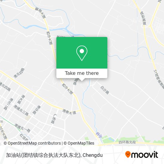 加油站(团结镇综合执法大队东北) map