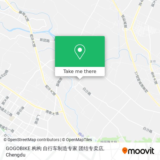 GOGOBIKE 构构 自行车制造专家 团结专卖店 map