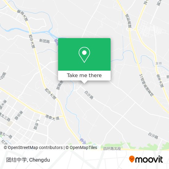 团结中学 map