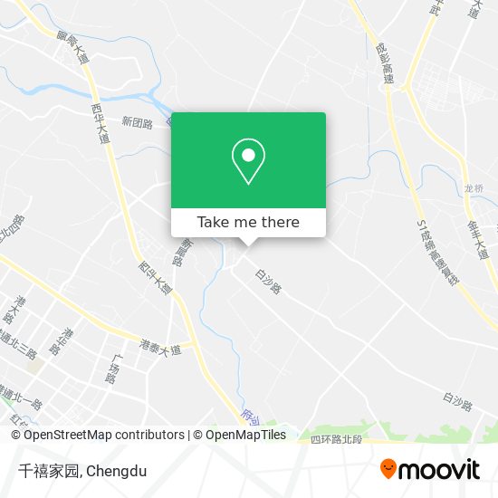 千禧家园 map