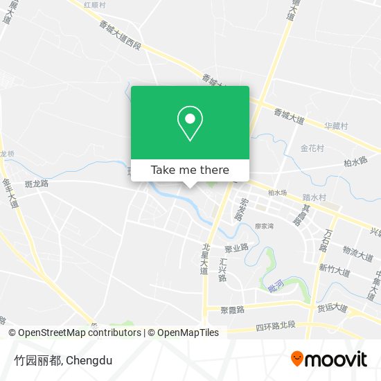 竹园丽都 map