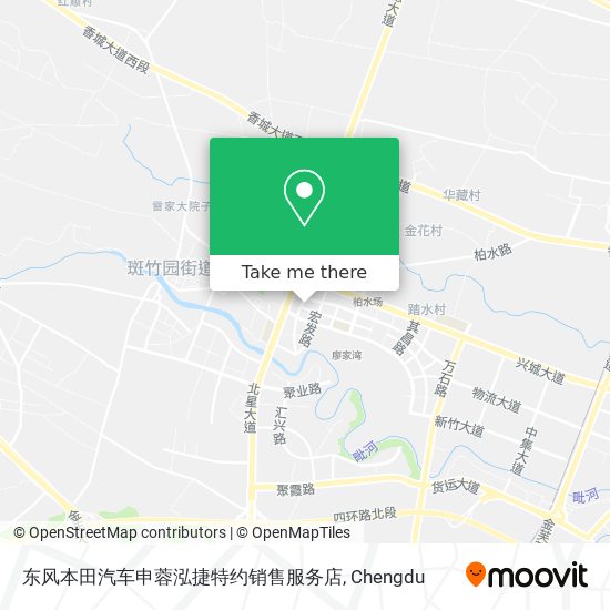 东风本田汽车申蓉泓捷特约销售服务店 map