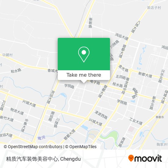 精质汽车装饰美容中心 map