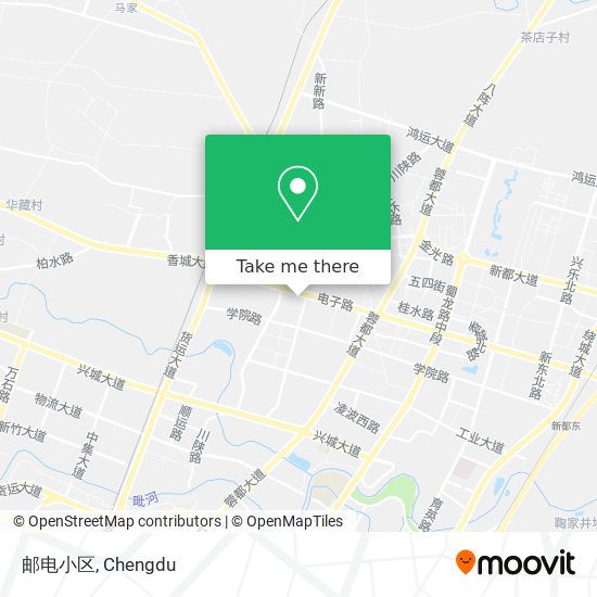 邮电小区 map