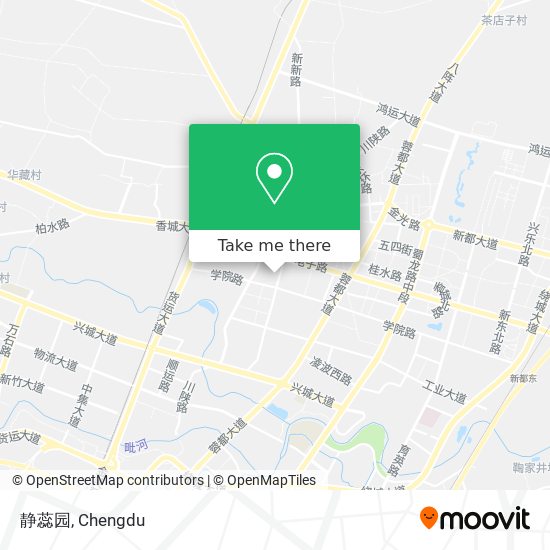 静蕊园 map