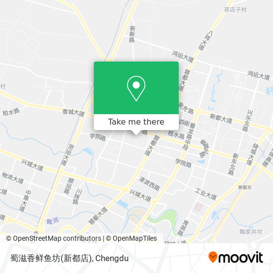蜀滋香鲜鱼坊(新都店) map