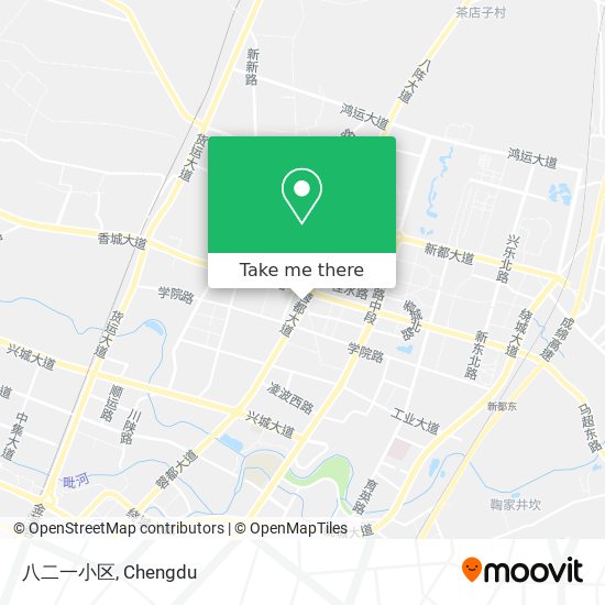 八二一小区 map