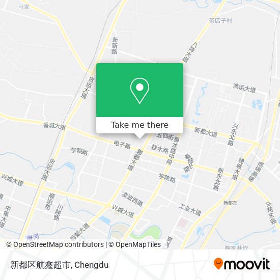 新都区航鑫超市 map