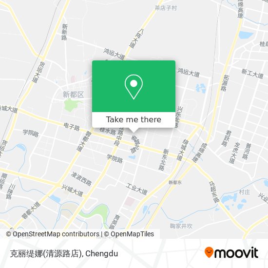 克丽缇娜(清源路店) map