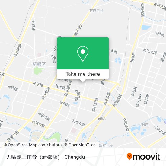 大嘴霸王排骨（新都店） map