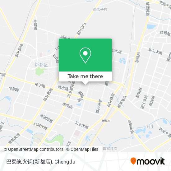 巴蜀崽火锅(新都店) map