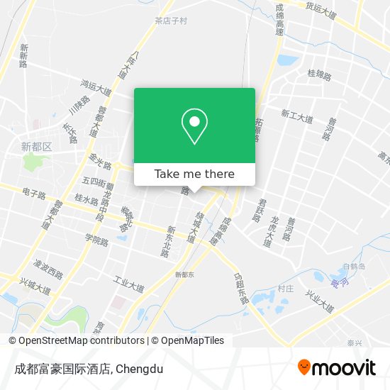 成都富豪国际酒店 map
