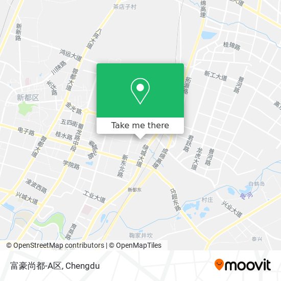 富豪尚都-A区 map