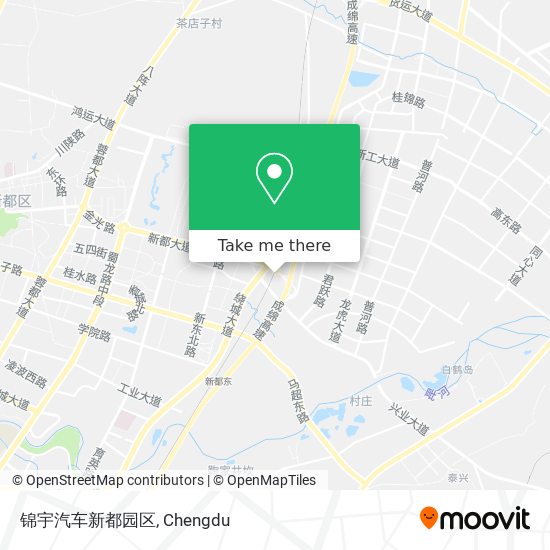 锦宇汽车新都园区 map
