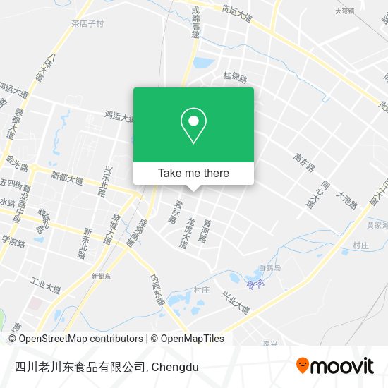 四川老川东食品有限公司 map