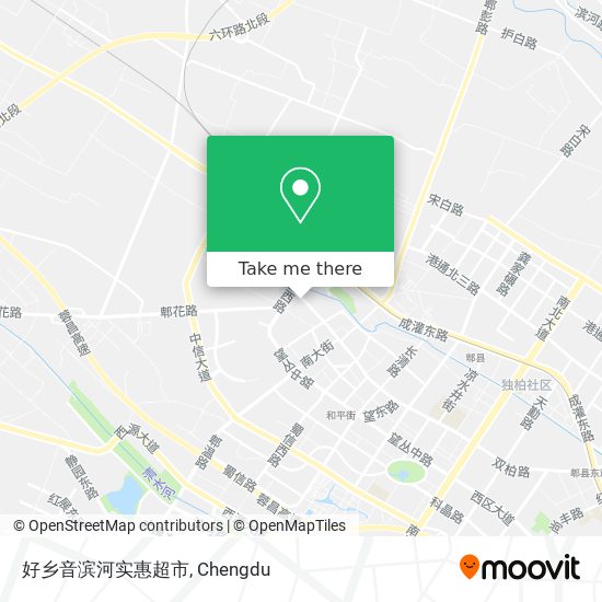 好乡音滨河实惠超市 map