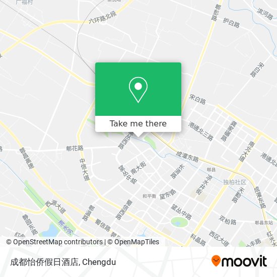 成都怡侨假日酒店 map