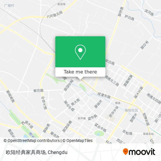 欧陆经典家具商场 map