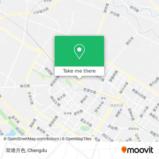 荷塘月色 map