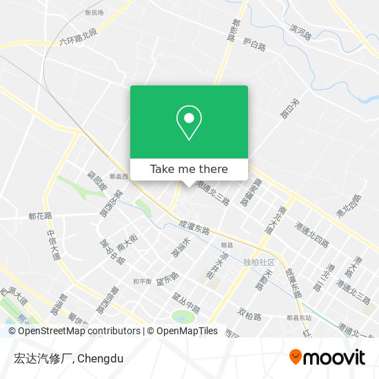 宏达汽修厂 map