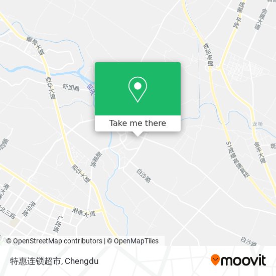 特惠连锁超市 map