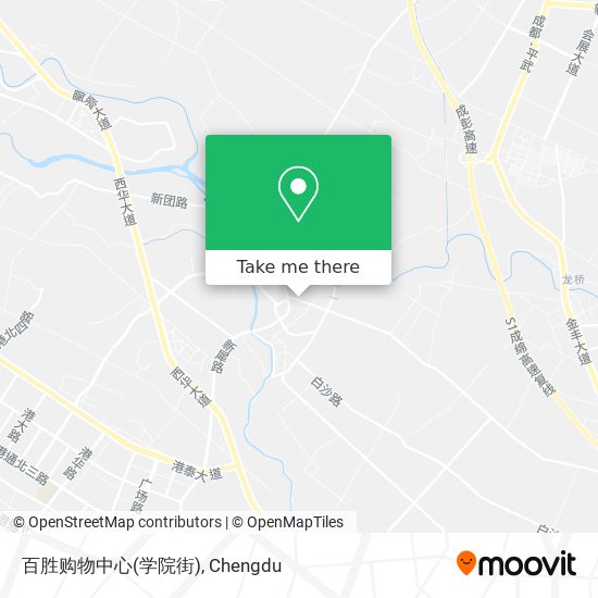 百胜购物中心(学院街) map