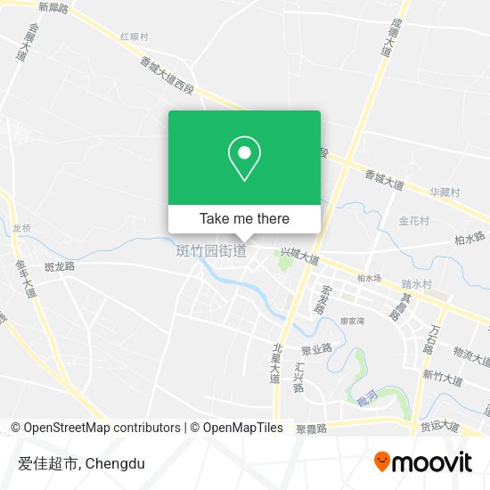 爱佳超市 map
