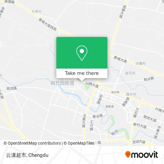 云潇超市 map