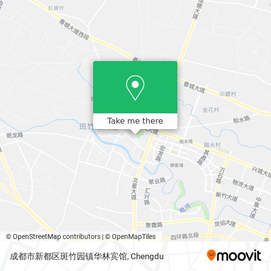 成都市新都区斑竹园镇华林宾馆 map