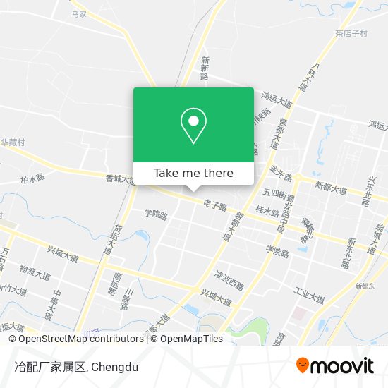 冶配厂家属区 map