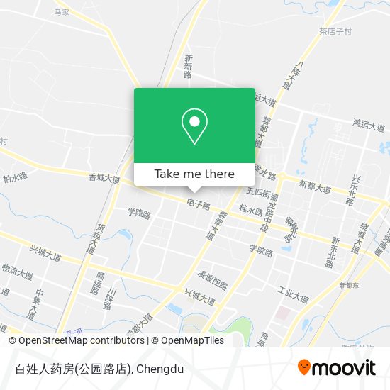 百姓人药房(公园路店) map