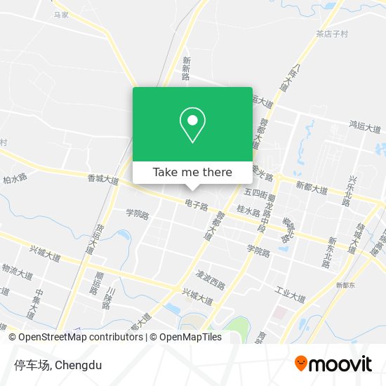 停车场 map