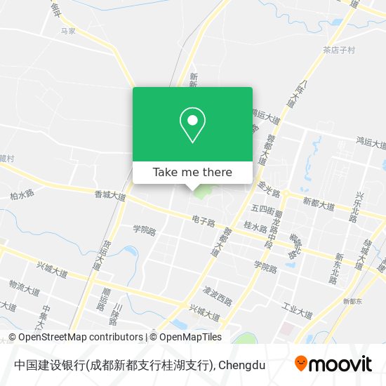 中国建设银行(成都新都支行桂湖支行) map
