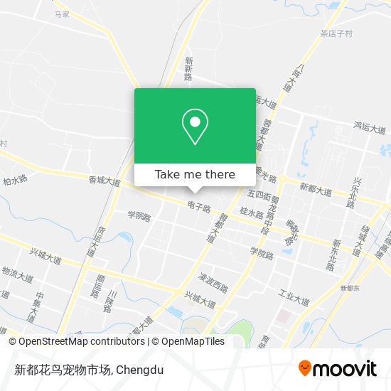 新都花鸟宠物市场 map