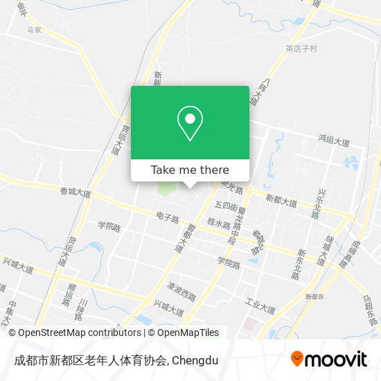 成都市新都区老年人体育协会 map