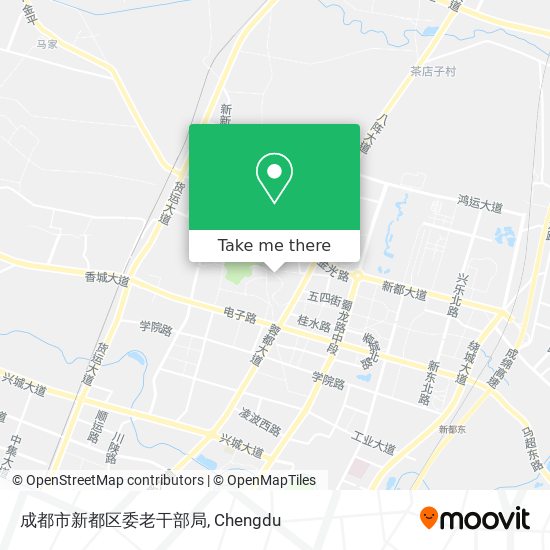 成都市新都区委老干部局 map