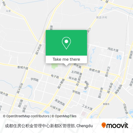 成都住房公积金管理中心新都区管理部 map