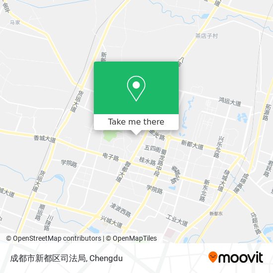 成都市新都区司法局 map