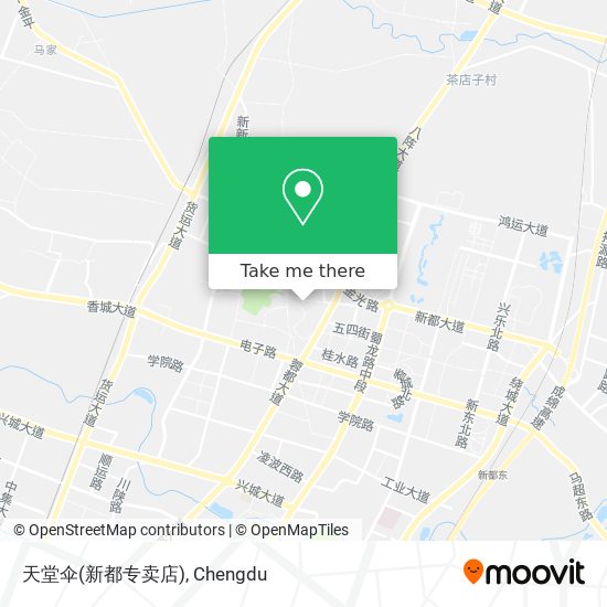 天堂伞(新都专卖店) map