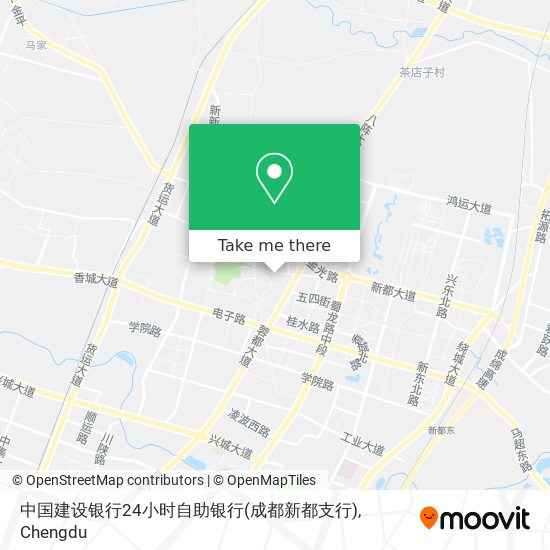 中国建设银行24小时自助银行(成都新都支行) map