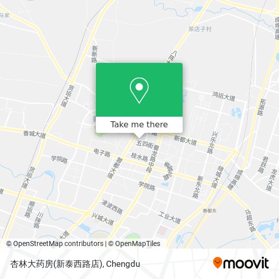 杏林大药房(新泰西路店) map