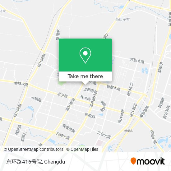东环路416号院 map