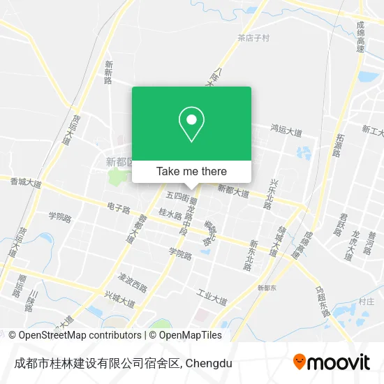 成都市桂林建设有限公司宿舍区 map